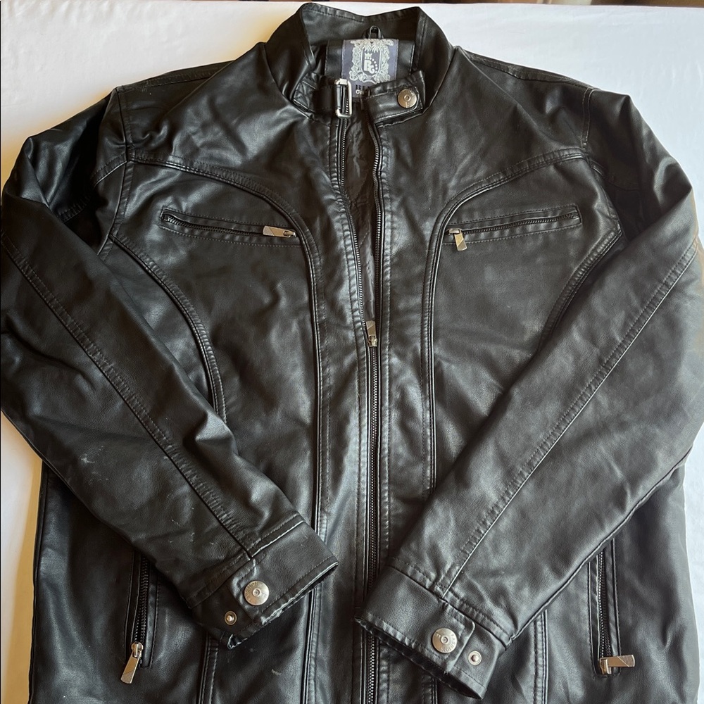 Black Leather Jacket | men’s | L